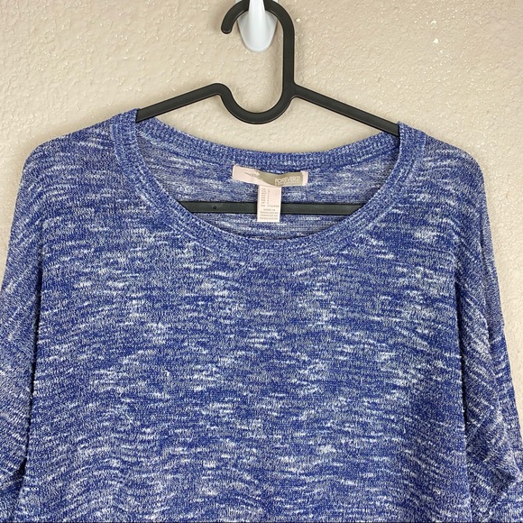 Forever 21 Lightweight Blue Heather Sweater Large - Picture 3 of 9